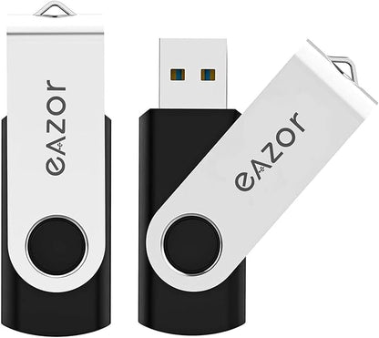 128GB 64 GB 4GB Flash Drive USB Flash Drive Thumb Drive 5 Pack 2 Pack 20 Pack USB Memory Stick USB Drives for Data Storage (64GB2.0 * 2Packs)