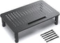 EVOOMI Monitor Stand Riser - Upgraded for Faster Productivity - Anti-Skid, HD Hexagonal Steel - Free Cable Ties - Computer Stand - Laptop, Desktop, Printer, iMac (Simple)