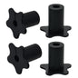 EASYEAH 2pc Black Starlink Cable Grommets 1" Silicone Wire Hole Grommet
