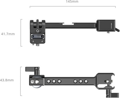 SmallRig Adjustable Camera Monitor Mount with Quick Release NATO Clamp, Cold Shoe Mount, Anti-Twist Design for DJI RS 4 Mini/RS 2 / RSC 2 / RS 3 / RS 3 Pro/RS 3 Mini - 5337