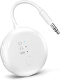 Avantree SoundJet R1 – Airplane Bluetooth Adapter for Headphones & AirPods, aptX Adaptive, Qualcomm Chipset, 20H Battery, Wireless Audio Transmitter for in-Flight Travel Essentials - White