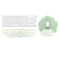 Gel Cloud Keyboard and Mouse Wrist Rest, Cute Wrist Support and Arm Support Keyboard Rest for Keyboard and Mouse Typing Pain Relief，Suitable for Office/Computer/Laptop/Gaming (Pink)