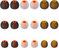 Earbud Tips Soft Silicone Earbuds Replacement Tips Fit for in-Ear Headphones(Inner Hole from 3.8mm -4.2mm Earphones) 9 Pairs S/M/L