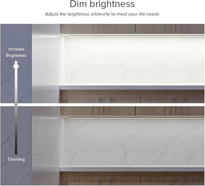BTF-LIGHTING C01W Monochrome PWM (+V -V) 2PIN LED Strip Dim Brightness 2.4GHz Tuya WiFi Group Controller Alexa Google Home Smartphone APP Control Compatible with WR02RF RC01RFB Remote