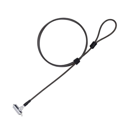 I3C Laptop Cable Lock Hardware Security Cable Lock Anti Theft 6.7FT Cable Lock Compatible with Laptop Anti-Theft Security Locking Cable Compatible for Wedge Type Slot(6 * 2.5mm)