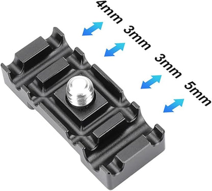 CAMVATE Camera Cable Clamp with 1/4"-20 Screw for DSLR Camera Digital Cable Lock Clip Clamp Protector - 3348