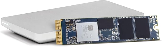 OWC 480GB Aura Pro X2 SSD Complete Upgrade Solution Compatible with Mac Pro (Late 2013), High Performance NVMe Flash Upgrade, Including Tools, heatsink, and Envoy Pro Enclosure