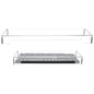 Cabilock Acrylic Keyboard Cover Clear Keyboard Protector for Desktop Dust Cover for Mechanical Transparent Protective Case 18.70 X 6.10 X 1.96 in for Home and Office