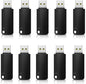 KEXIN 32GB Flash Drive Thumb Drive 10 Pack 32G USB Flash Drive Bulk Memory Stick with LED Indicator, Flash Drives Design in Snap Cap