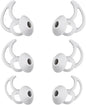 Earbud Replacement Tips Silicone Earbud Tips Compatible with Bose Quietcomfort and Sport Headphone Rubber Tips Ear Bud Covers 3 Pairs S M L Gray