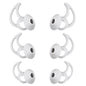 WKYMY Earbud Replacement Tips Silicone Earbud Tips Compatible with Bose Quietcomfort and Sport Headphone Rubber Tips Ear Bud Covers 3 Pairs S M L Gray
