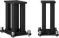 A Pair of Universal Speaker Stands, Heavy Duty Speaker Stands Holds Bookshelf Speaker Satellite Speaker Large Speaker, Vibration-Absorbing MDF Design, Holds 88lbs Speaker (Black, 40cm/15.7in)