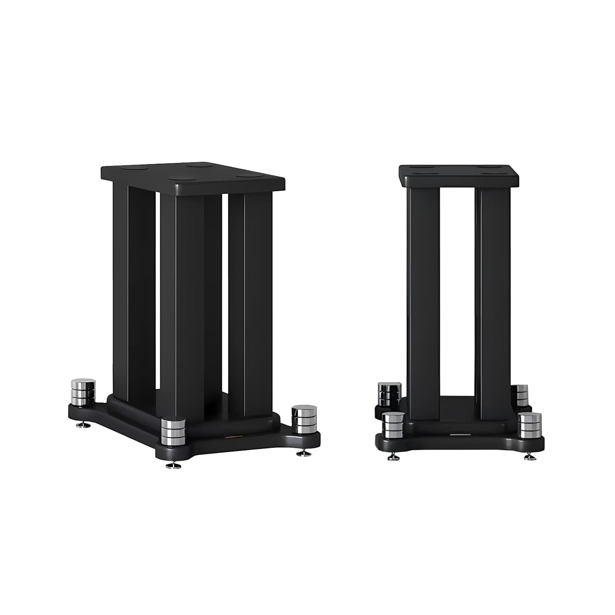 27.5" Bookshelf Speaker Stands Pair, 110 lb Capacity, for Studio Monitors