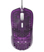 G-Wolves Hati HTM/HT-M Medium 56g Ultra Lightweight Honeycomb Wired Gaming Mouse, PixArt 3389 Sensor 16000 DPI, 6 Programmable Buttons, Low Latency, for PC/Mac (Violet)