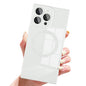 PSIOXY Blue for iPhone 15 Pro Max Case Rectangle Compatible with MagSafe