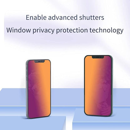 Privacy Screen Protector for iPhone 12 Pro max (6.7 inch)- Flexible film, Gradient Colorful, Anti-blue light, anti-glare, filter screenultraviolet