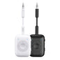 MEE audio Connect Air Pro (2 PACK) Bluetooth Wireless Audio Transmitter & Receiver for AirPods or Bluetooth Headphones, 2-in-1 Adapter with Detachable Cable for 3.5mm devices on Airplanes, Black&White