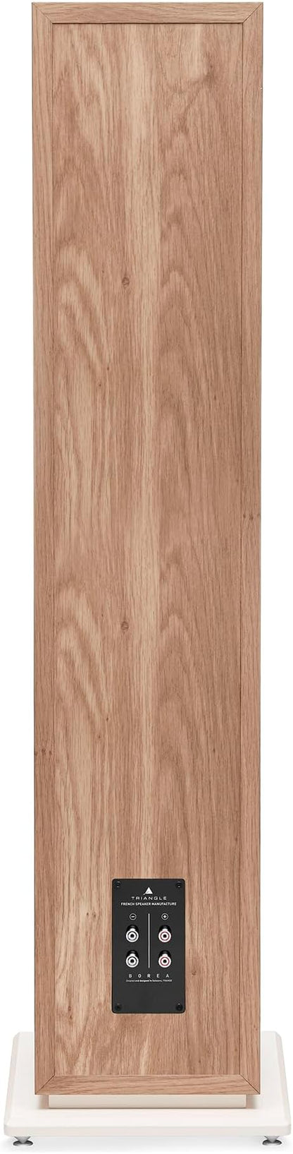 triangle - BOREA BR10 Hi-Fi Floorstanding Speakers - Power handling 200W - Efficiency 92 dB/W/m - 21cm Drivers - Versatile Music and Home Cinema - 245 x 1110 x 380 mm - Light Oak (Piece)