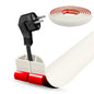 Floor Cord Cover Cable Cavity Self Adhesive Cord Hider Floor 10FT Floor Cable Management Power Cord Protector Floor Electric Cord Covers for Offices, Gym, Exhibitions (Beige, 1.18" x 10')