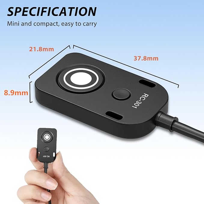 The RC301-DC3 Substitution for Nikon mc-dc3 Remote Release The 150cm/59in Small Remote Control of The Shutter Release Button Z5II/Z50 II Second-Generation Cameras z50ii /z5 ii (RC301-DC3)