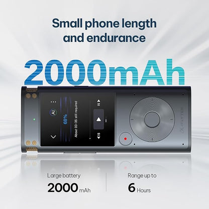 iflytek Offline Voice Recorder with AI Transcription,Recording Device with Playback Secure Digital 5-Language Voice-to-Text, Noise Reduction, AI Voice Recorder for Meetings, Interviews, Learning