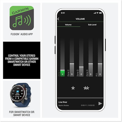 Garmin® Fusion Apollo™ MS-RA800 Marine Stereo, Premium Touchscreen Stereo with Built-in Wi-Fi® Connectivity