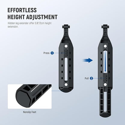 NEEWER Entry Level Version Mini Tripod for Camera, 360° Small Desk Portable DSLR Webcam Cell Phone Mount Holder Stand Selfie Stick Grip Compatible with iPhone Samsung Android Video Recording, GM-2G