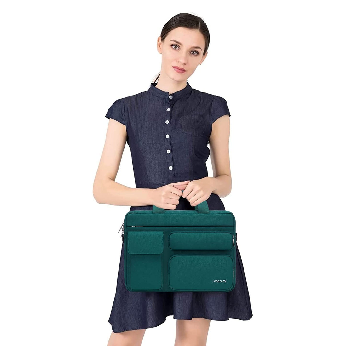 MOSISO Laptop Shoulder Bag 16 inch, 15-15.6 inch Computer Bag