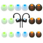 TSZYYM Earbud Tips Ear Bud Tips Soft Anti Slip Washable and Reusable Silicone Replacement Earbud Tips Fit Most in-Ear Earbuds(Inner Hole 3.8mm -5.1mm) 18pcs S M L