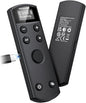 Hanpusen Rechargeable Camera Remote Control for Canon - Wireless Shutter Release with OLED Screen Compatible with R8, R6 II, R100, R50, R10, M50, SL3, R3, R5, R6, RP, R;Replaces Canon BR-E1(Black)