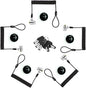 Security Retractable Cable Lock Portable Keyed Laptop Lock 5 Keys 8Ft for Monitors, Laptops, MacBooks, Tablets, iPad,Mac Mini,(5 Pack Keyed Alike)