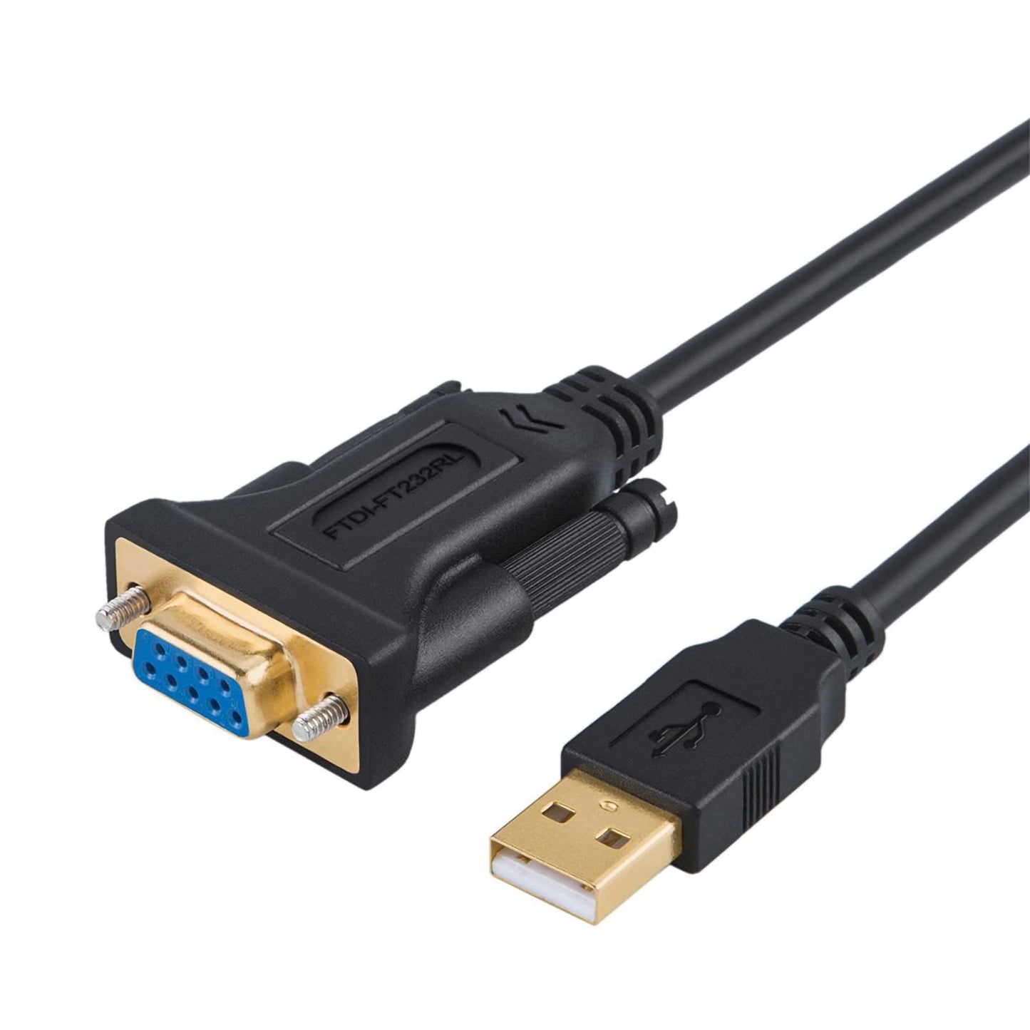 CableCreation USB to RS232 DB9 Serial Adapter Cable, FTDI Chipset, 6.6FT/2M
