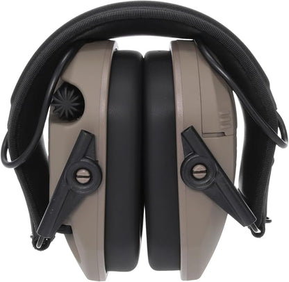 Walker's Razor Slim Ultra Low Profile Compact Design Adjustable Range Shooting Hunting Hearing Protection Electronic Earmuffs