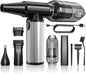 BOBYE Electric Compressed Air Duster & Keyboard Cleaner, 2-in-1 Blower & Vacuum with 180W Brushless Motor, 6000mAh Battery, 3-Gear Adjustable for Computers, Cars, Furniture, and Outdoor Cleaning