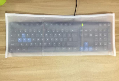 Keyboard Dust Cover, Universal PC Computer Desktop Keyboard Skin Protector Cover by SZBRO (20W x2H x9D)