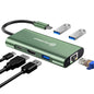 UtechSmart USB C Hub 6 in 1 Multiport Adapter for MacBook Pro/Air