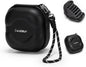 Cwatcun Hard Shell Lens Filter Case, Camera Filter Case for 7 Filters Up to 100mm with Hand Strap, Dustproof & Waterproof Camera Lens Filter Storage Case for ND UV CPL Filter Pouch