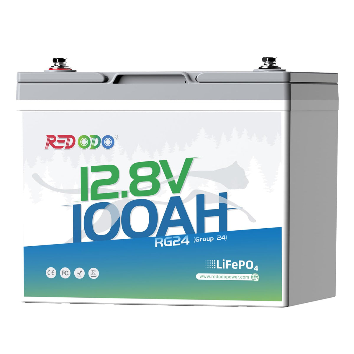 Redodo 2-Pack 12V 200Ah LiFePO4 Battery, 200A BMS, for RV, Marine, Solar