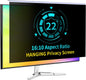 DEJIMAX 27 Inch Computer Privacy Screen for 16:9 Computer Monitor, Anti-Blue Light Monitor Privacy Screen Filter, Anti-UV Computer Shield, Hanging Type