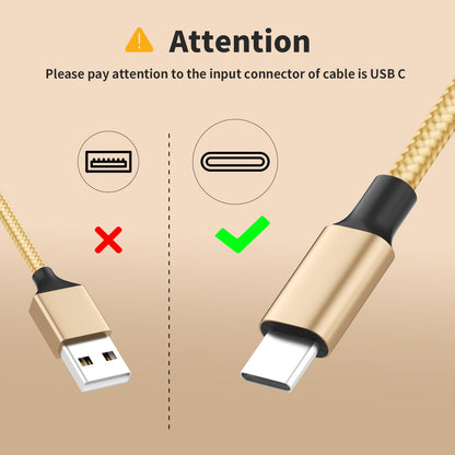 USB C Multi Charging Cable, 3 in 1 Charging Cords for Multiple Devices