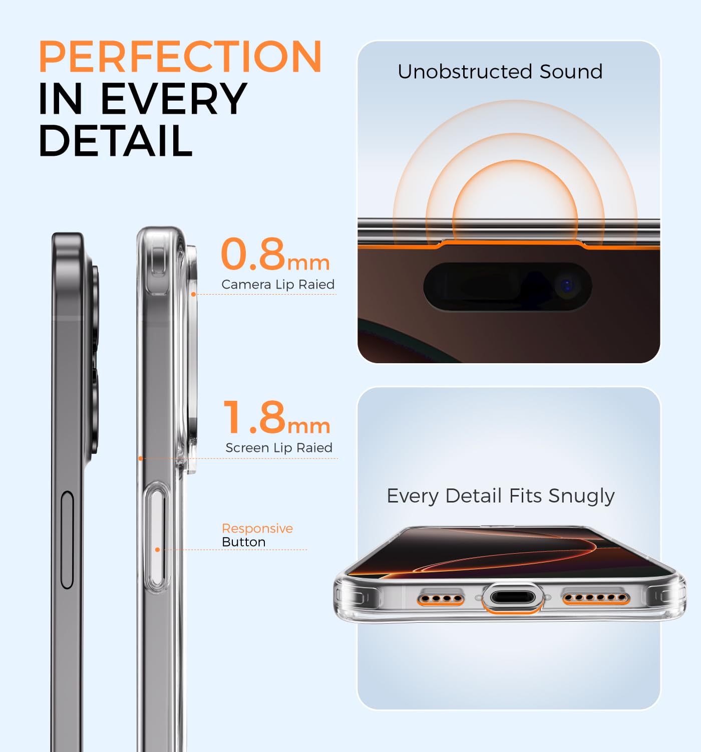 MAGIC JOHN 360° Rotatable Magnetic Invisible Stand for iPhone 16 Pro Case [Camera Control Button] [Compatible with MagSafe] 16FT Shockproof for iPhone 16 Pro Case 6.3'' with Kickstand, Clear