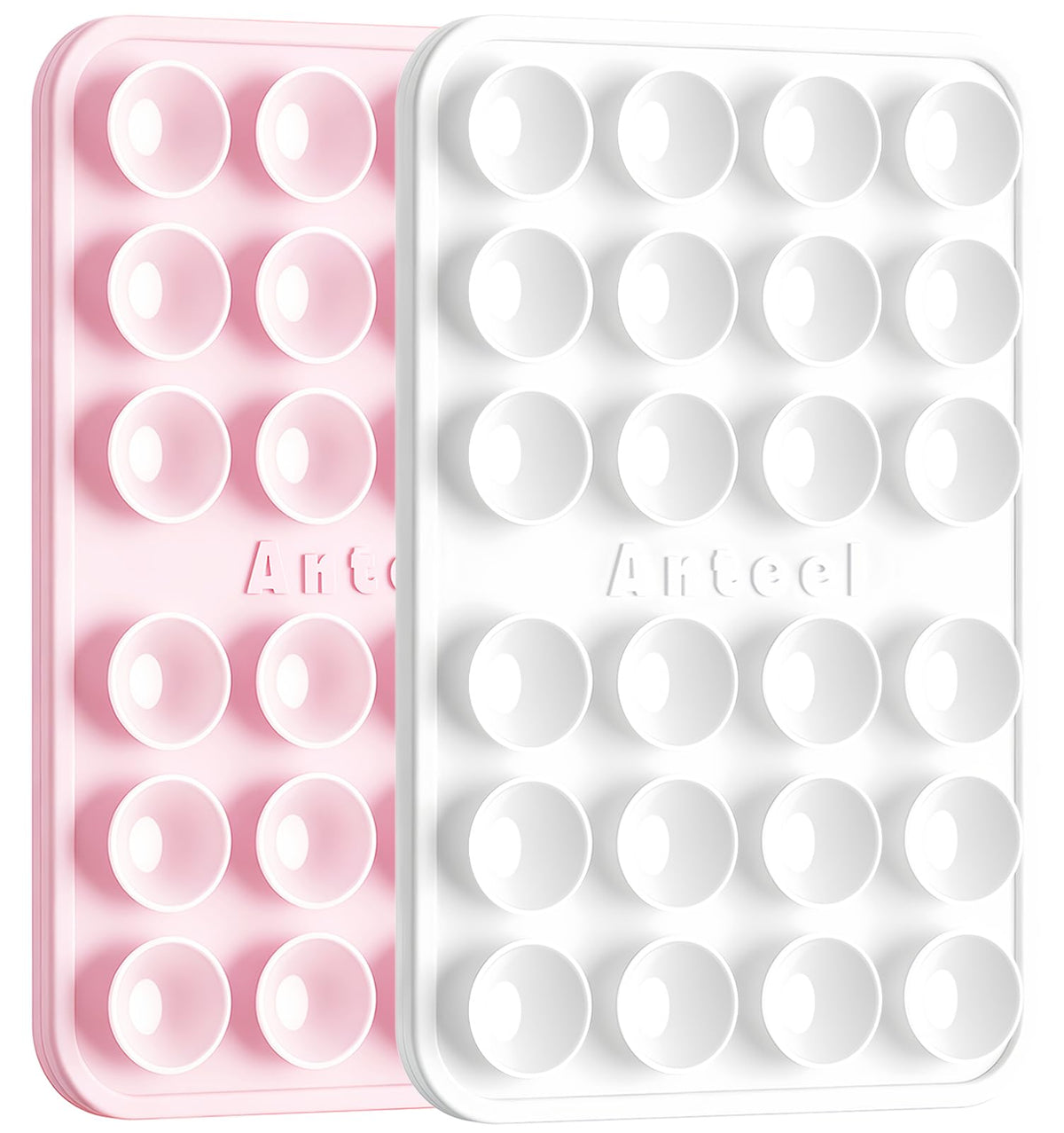 JingJinYY Anteel Classic - Silicone Suction Phone Case Adhesive Mount - Enhanced Suction Power and Upgraded Thickened Sticky Phone Grip, Durable, Hands-Free Sticky Phone Holder, 2.28"x3.46" (LPK&TP)