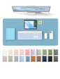 YSAGi Desk Protector&Blotter, Non-Slip Waterproof Leather Mouse Pad