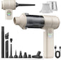 Car Vacuum, Handheld Car Vacuum Cleaner Cordless with Brushless Motor, 20000PA Suction High Power Rechargeable Vacuum Cleaner & Air Duster, 4-in-1 Portable Mini Hand Vacuum Blower with LED Display