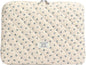 Puffy Laptop Sleeve 13 Inch Cute Quilted Laptop Protective Case Padded Floral Computer Sleeve for MacBook (A-Blue, 13 Inch)