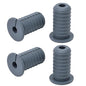 4pc Starlink Cable Grommet 3/4" Silicone Anti-Slip Wall Hole Pass Through Split Cable Bushings for TV Wire Ethernet Cord, Starlink Cable Routing Kit Accessories,38mm/1.5"Ht, Grey