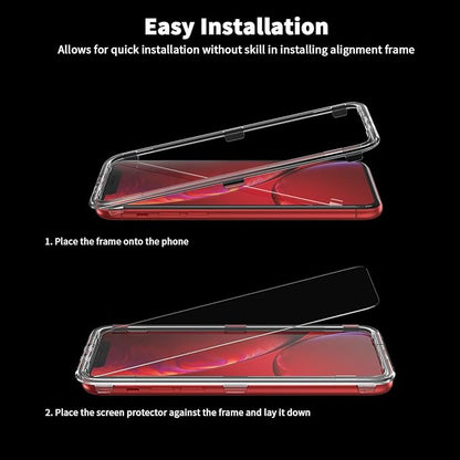 UNBREAKcable Screen Protector for iPhone XR / iPhone 11 [3-Pack], 9H Hardness Tempered Glass for iPhone XR / 11, Case Friendly, 2.5D Round Edge, Anti-Bubbles, Easy Install Tool (Not Whole Screen).