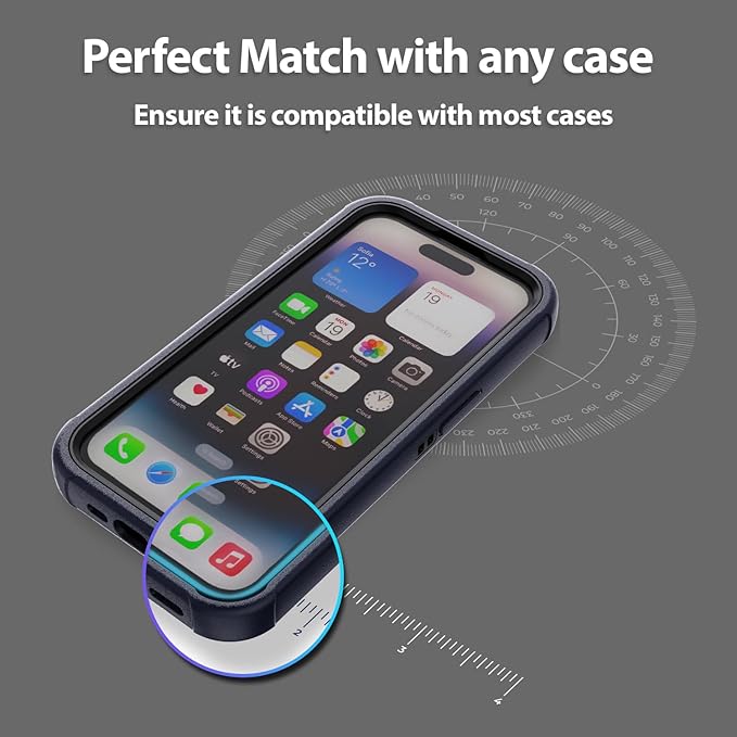 DOME GLASS Whitestone Screen Protector for iPhone 16 Pro Max with UV lamp