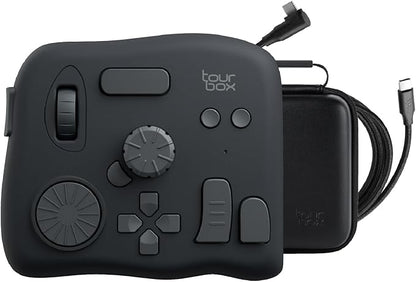 TourBox NEO - Custom Controller for Photo Video Editing, Color Grading, Ilustration, MacOS/Windows, Photoshop Lightroom Davinci Resolve After Effects Premiere FCPX Programmable Keyboard Bundle
