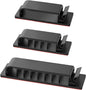 Cable Management Clips, 20Pcs Cord Organizers Wire Clips Cord Holder for TV PC Ethernet Cable Desk Home Office (Black)